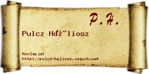 Pulcz Héliosz névjegykártya